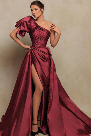 Robes de bal sirène asymétriques à fente longue et modestes disponibles en ligne
