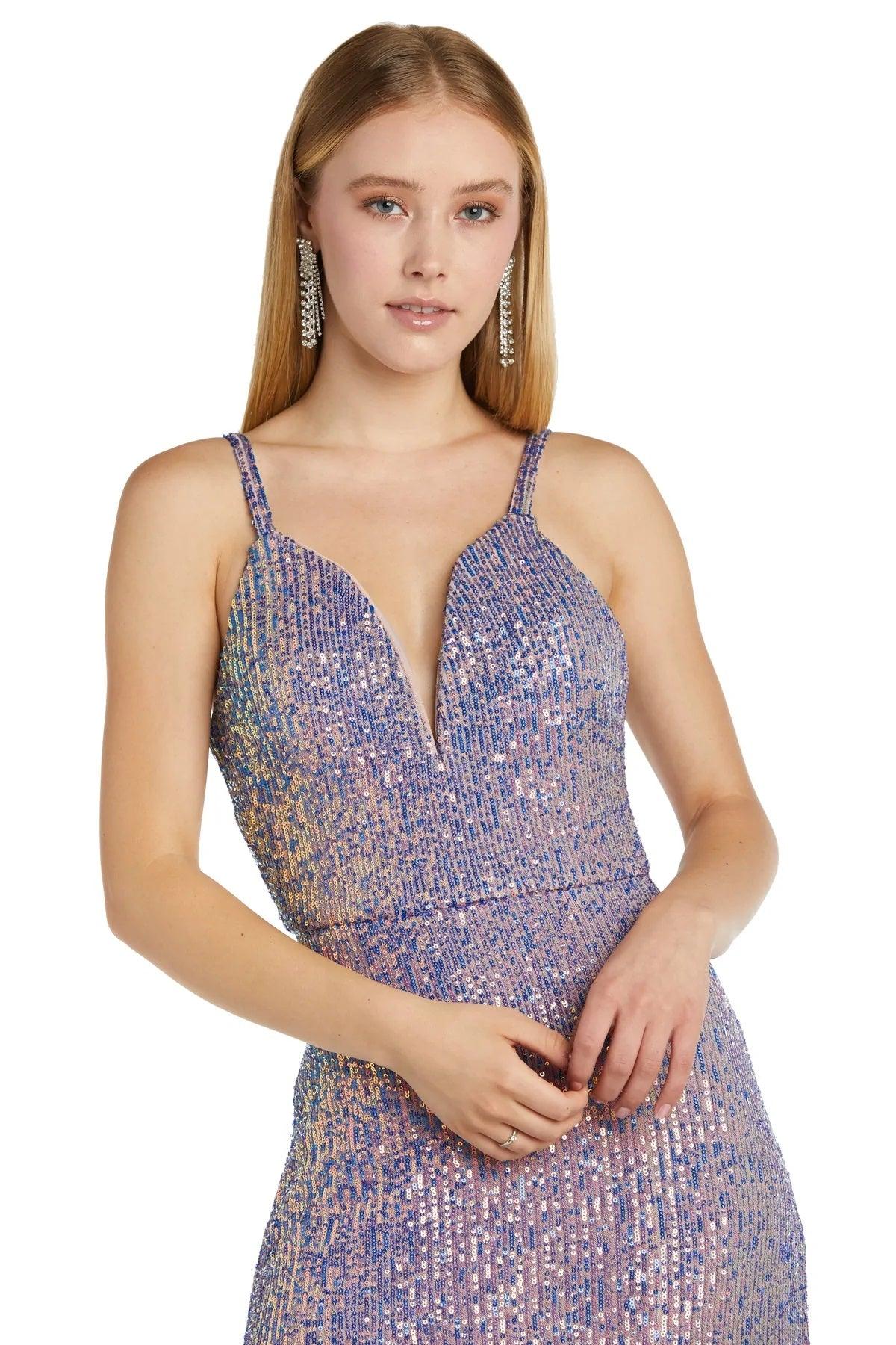 Long Fitted Formal Prom Gown