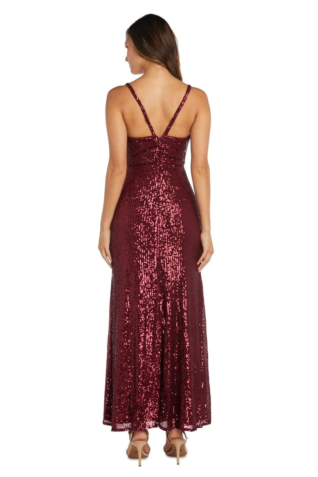 Vestido largo de gala ajustado