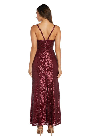 Vestido largo de gala ajustado