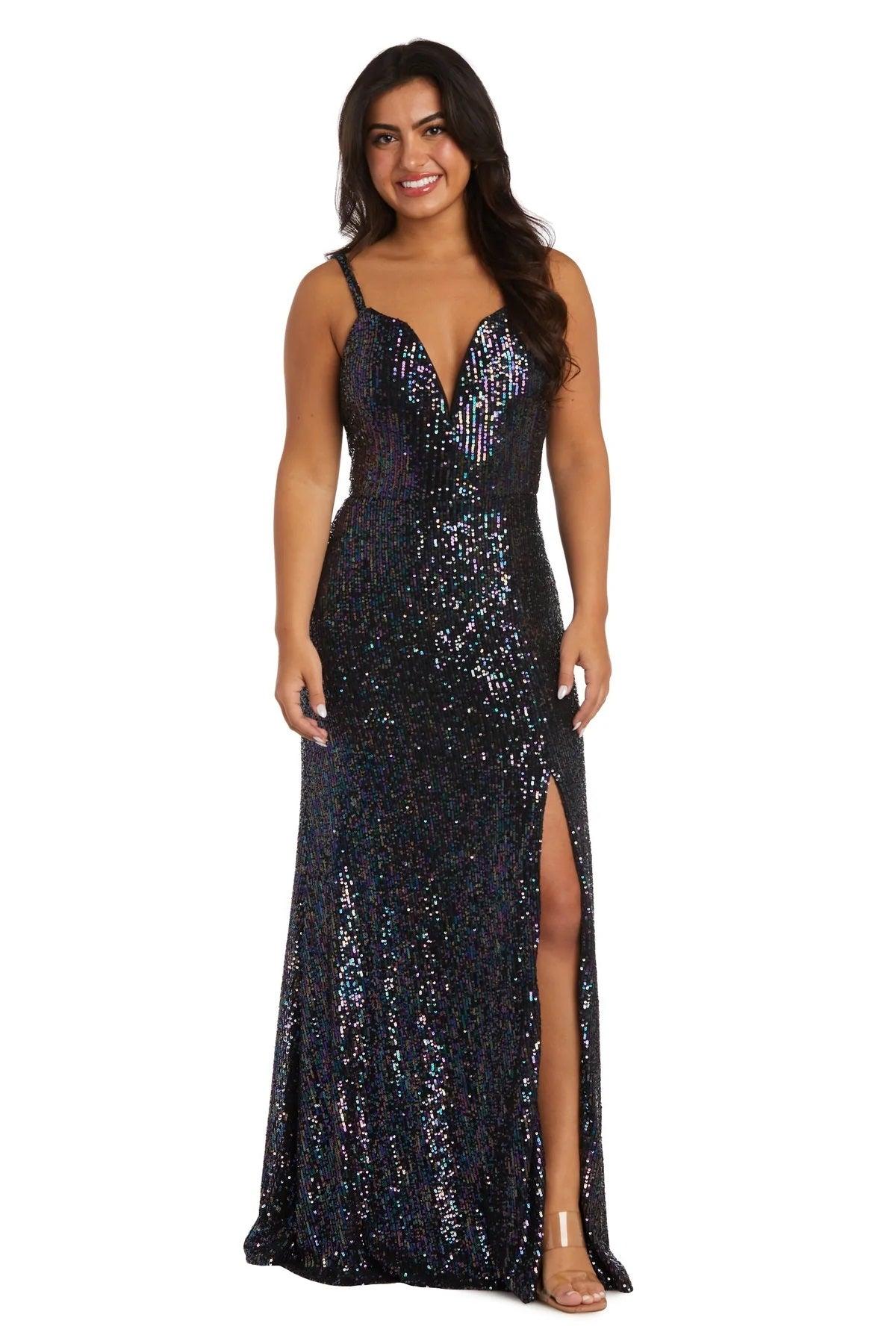 Long Fitted Formal Prom Gown