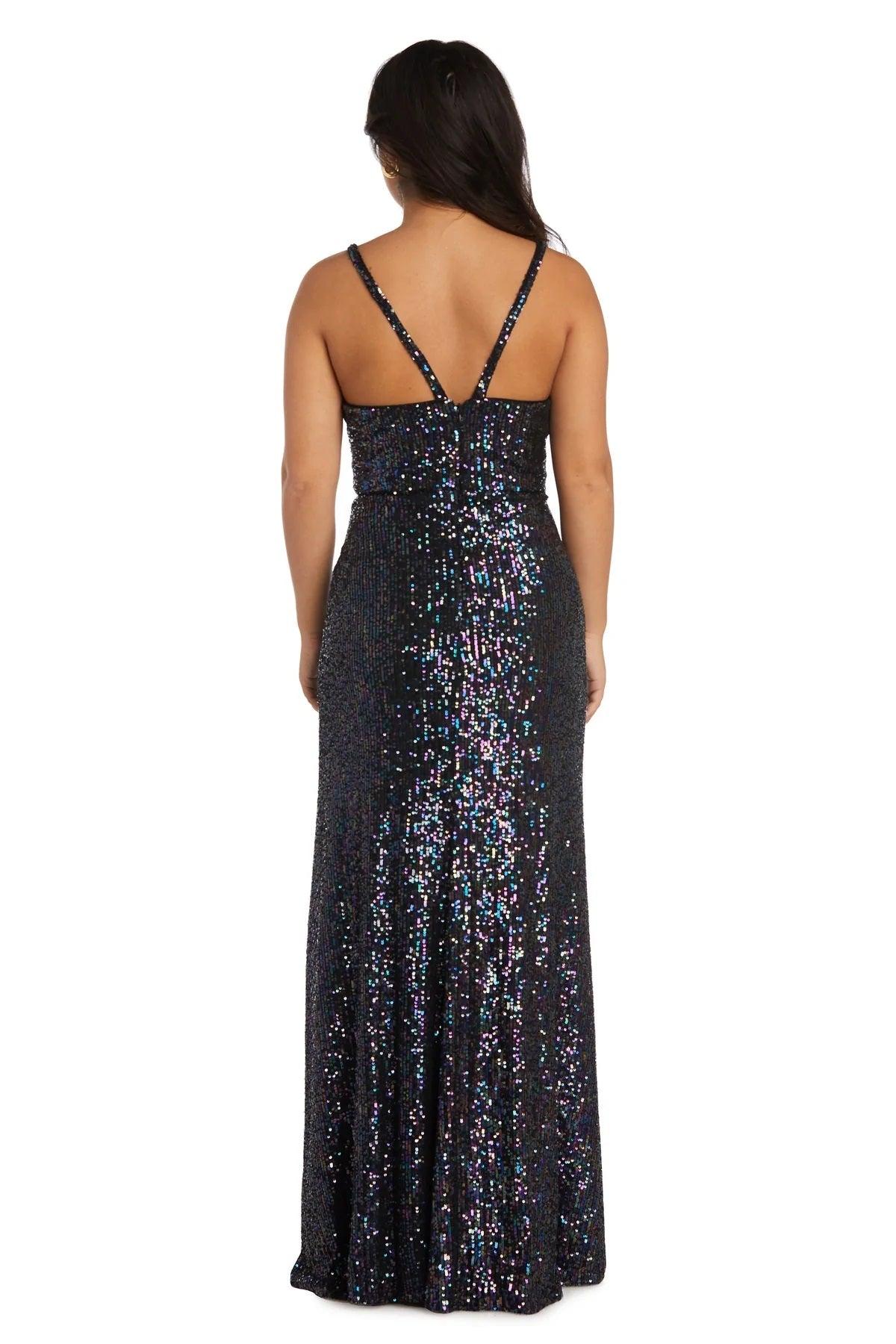 Vestido largo de gala ajustado