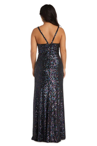 Vestido largo de gala ajustado