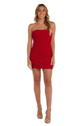 Short Strapless Cocktail Dress