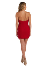 Short Strapless Cocktail Dress