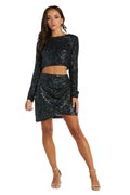 Short Two Piece Cocktail Dress