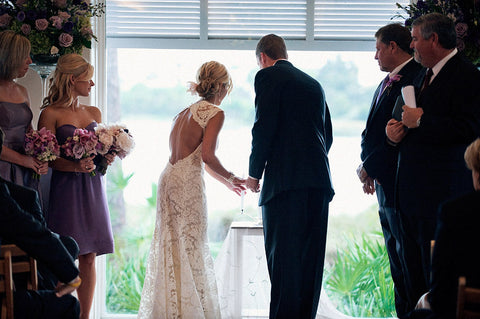 Vestido de novia de encaje completo sin mangas, recién llegado, ideal para el verano.
