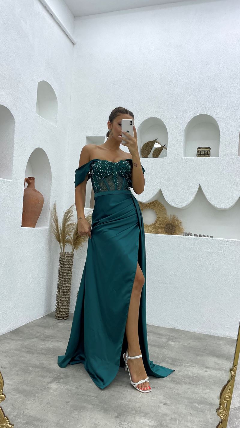 Nouveauté : Robes de soirée sirène sans manches à épaules dénudées et fente longue, disponibles en ligne