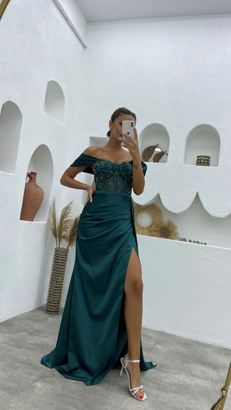 Nouveauté : Robes de soirée sirène sans manches à épaules dénudées et fente longue, disponibles en ligne