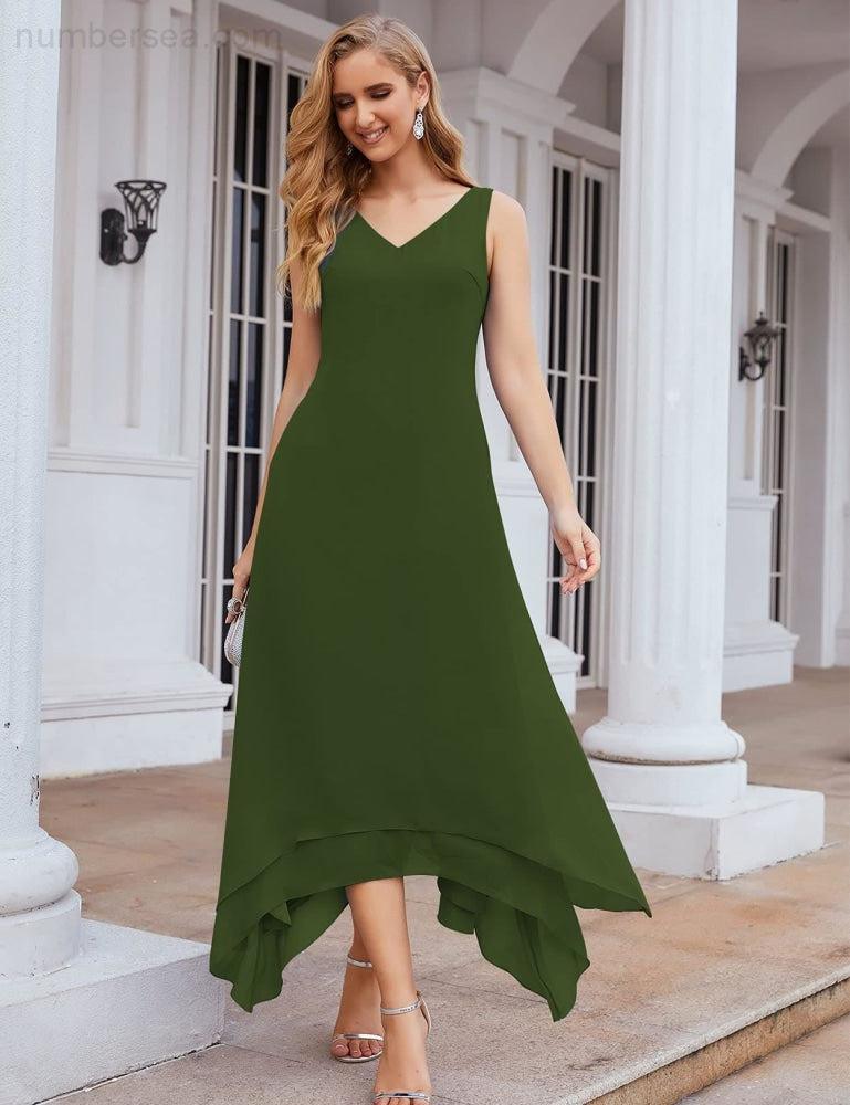 Vestidos de chifón de talla grande para la madre de la novia con chaqueta, vestidos formales para boda SY28073 