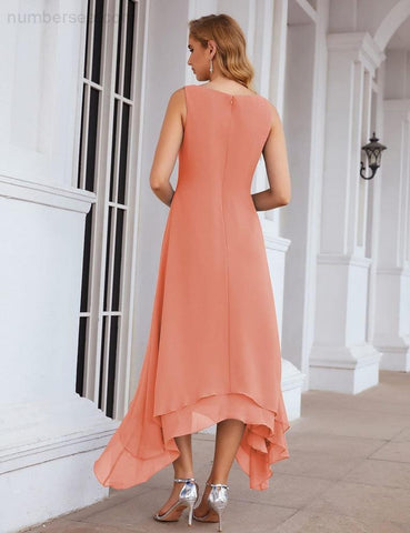 Vestidos de chifón de talla grande para la madre de la novia con chaqueta, vestidos formales para boda SY28073 