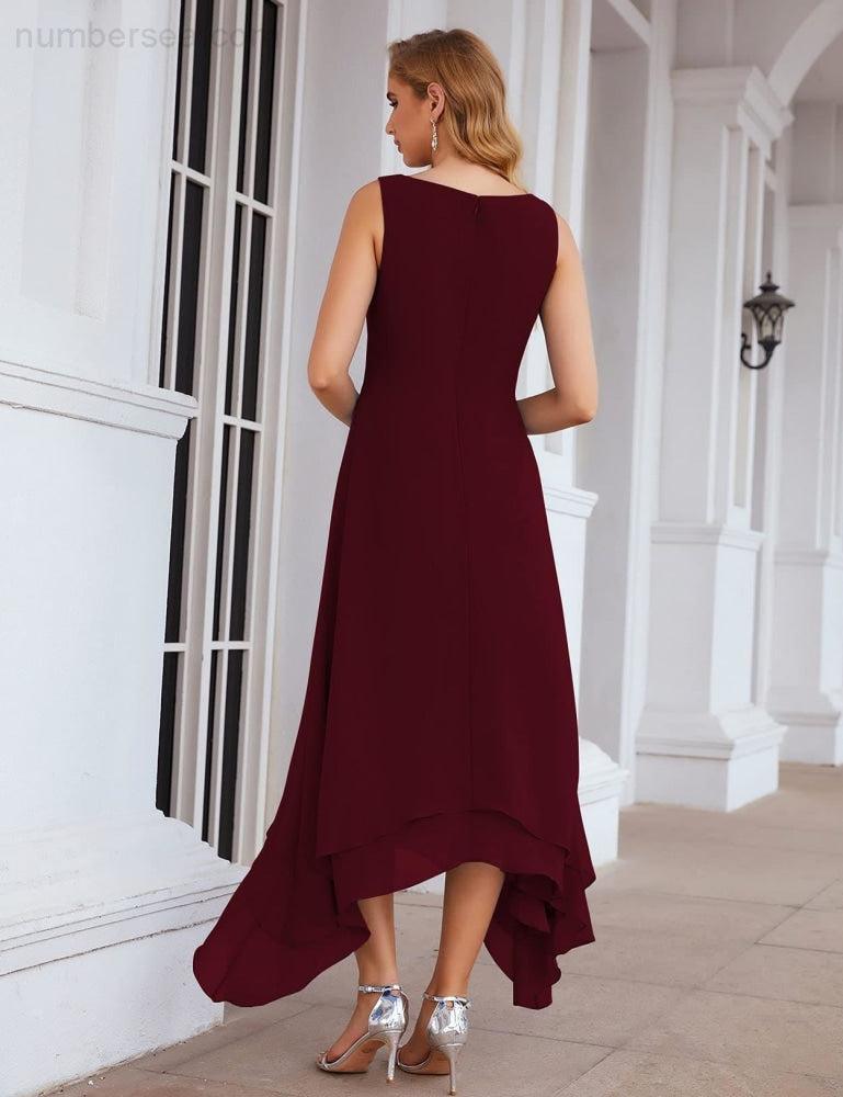 Vestidos de chifón de talla grande para la madre de la novia con chaqueta, vestidos formales para boda SY28073 