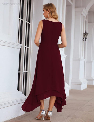 Vestidos de chifón de talla grande para la madre de la novia con chaqueta, vestidos formales para boda SY28073 