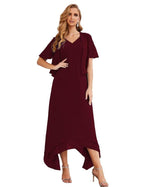 Vestidos de chifón de talla grande para la madre de la novia con chaqueta, vestidos formales para boda SY28073 