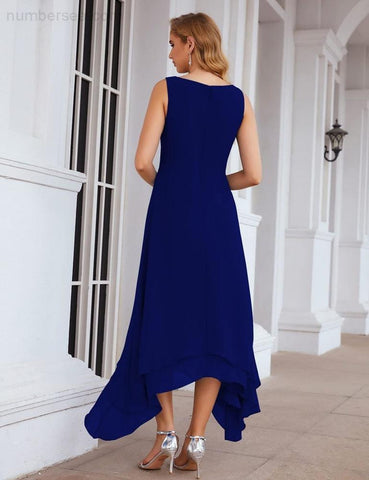 Vestidos de chifón de talla grande para la madre de la novia con chaqueta, vestidos formales para boda SY28073 