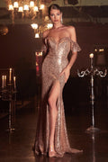 Sequins Long Formal Prom Dress