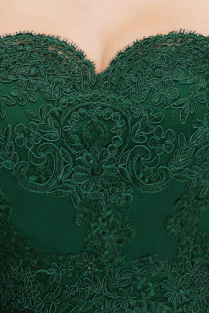 Robe de bal sirène longue en satin à épaules dénudées et appliques, robes de demoiselle d'honneur