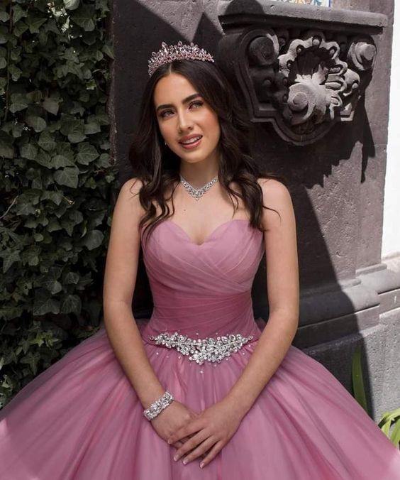 Elegante vestido de princesa de tul con escote corazón Y1089
