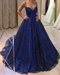 Vestido de gala azul para mujer, vestido sexy de fiesta elegante Y1813