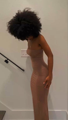 Robe de bal moulante sans bretelles, robe de soirée sexy Y564