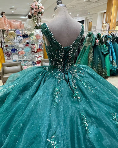 Vestido de gala para cumpleaños, vestido de quinceañera con cordones Y1229