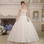 Baoleely Wedding Dress Plus Size Bride Large Size Strapless Diamond Wedding Dresses Ball Gowns Bridal Princess Embroidery Dresses