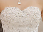 Baoleely Wedding Dress Plus Size Bride Large Size Strapless Diamond Wedding Dresses Ball Gowns Bridal Princess Embroidery Dresses