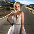 Baoleely Vestido Novia Boho Blush Plush Pink Wedding Dress Summer  New Mariage Bridal Lace Bodice Sexy Wedding Gowns Spaghetti Straps