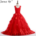 On Sale No Return No Refund Petal Flower Girl Dresses Girls  pageant dresses for girls  HTA0002