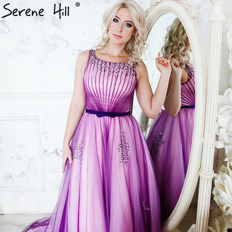 purple Prom Dress Formal Dress Evening Dress For Photosession  HA2056