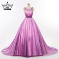 purple Prom Dress Formal Dress Evening Dress For Photosession  HA2056