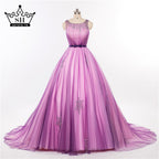 purple Prom Dress Formal Dress Evening Dress For Photosession  HA2056