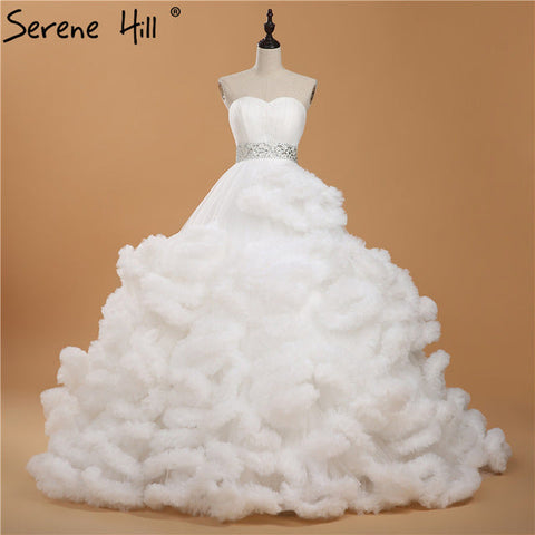 Vestido de novia para embarazadas, nube esponjosa, cristal, burdeos, vestido de novia HA2004