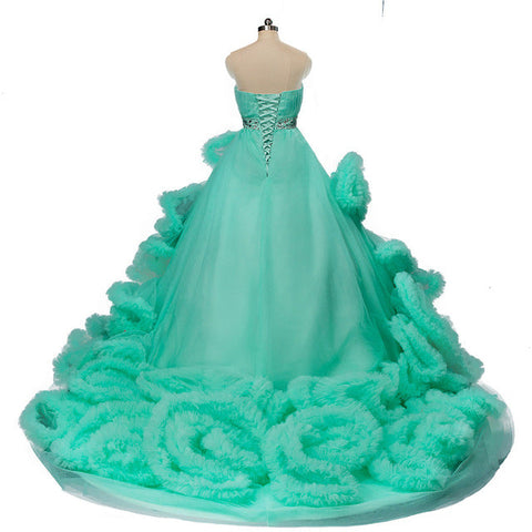 Vestido de novia para embarazadas, nube esponjosa, cristal, burdeos, vestido de novia HA2004