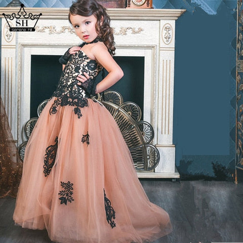 Photography Pageant Dresses For Girls Flower Girl Dresses Ball Gowns Girls Dresses HTA0010
