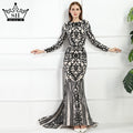 Sale Long Sleeve Muslim Mermaid Evening Dress Evening Gowns LA6196