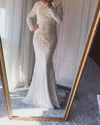 Sale Long Sleeve Muslim Mermaid Evening Dress Evening Gowns LA6196