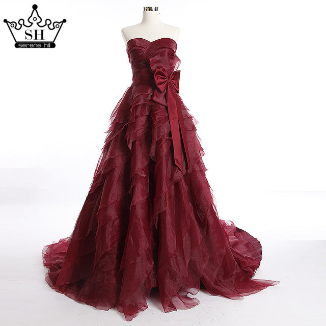 Puffy Wedding Dress Ball Gown Beaded Crystal Tulle Court Train Bridal Dresses