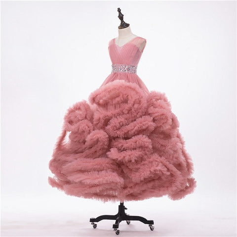 Robes de concours de beauté pour filles, en solde, sans retour, sans remboursement, sur mesure, style nuage, HTA0001