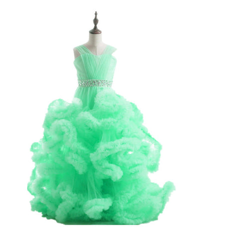 Robes de concours de beauté pour filles, en solde, sans retour, sans remboursement, sur mesure, style nuage, HTA0001