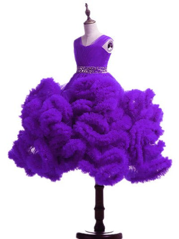 Robes de concours de beauté pour filles, en solde, sans retour, sans remboursement, sur mesure, style nuage, HTA0001