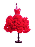 On Sale No Return No Refund  Rushed Girls Pageant Dresses Cloud Flower Girl Dresses Custom Made HTA0001