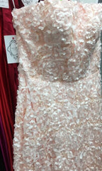On Sale no return no refundSale Elegant Tulle Evening Dress Sleeveless Small Flowers Evening Gowns HA2064
