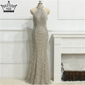Sale Halter Sexy Diamond  Mermaid Evening Dresses Evening Gowns LA6101