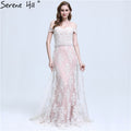 Mermaid Elegant Evening Gown Pearls Sleeveless LA6398