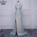 On Sale no return no refundSale Mermaid Evening Dresses Sequined Beading Elegant Evening Gowns LA6195