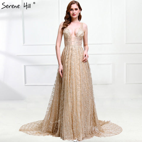 En oferta, sin devoluciones ni reembolsos. Vestidos de noche de tul con escote en V profundo, sexys, LA6251