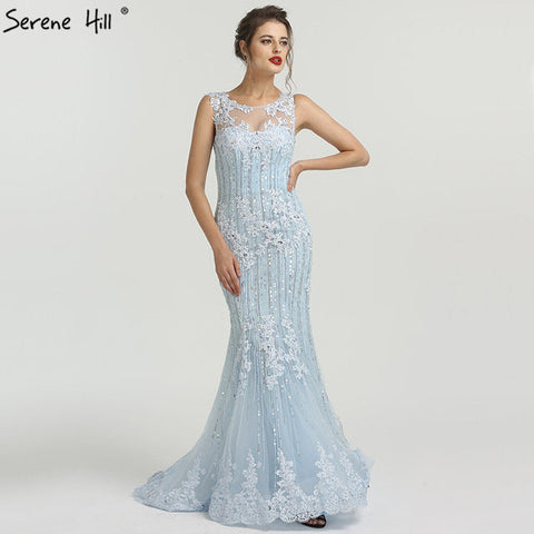 Vestido de noche de sirena con encaje LA6455. En oferta. Sin devoluciones ni reembolsos.