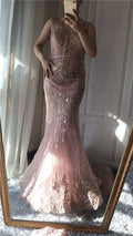 On Sale No Return No Refund Lace Mermaid Evening Dress  Evening Gowns LA6455