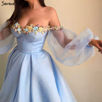 Off Shoulder Sleeves Evening Dresses Evening Gowns LA6491